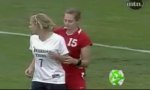 Movie : Female Footballer Shows Heart
