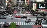 Kreuzung in Japan